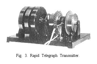 Poulsen rapid transmitter