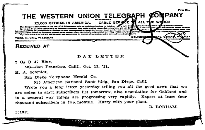 San Francisco telegram