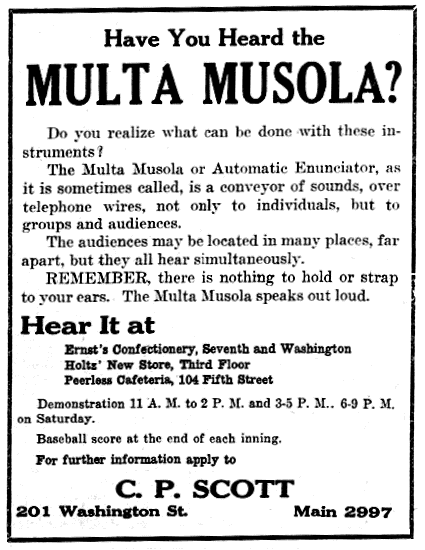Multa Musola Advertisement